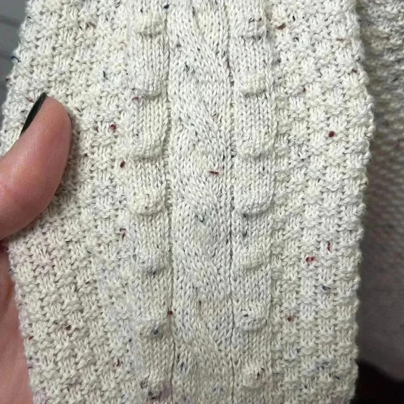 LOFT Flecked Bobble Sleeve Sweater Size Medium NWT - Picture 8 of 13